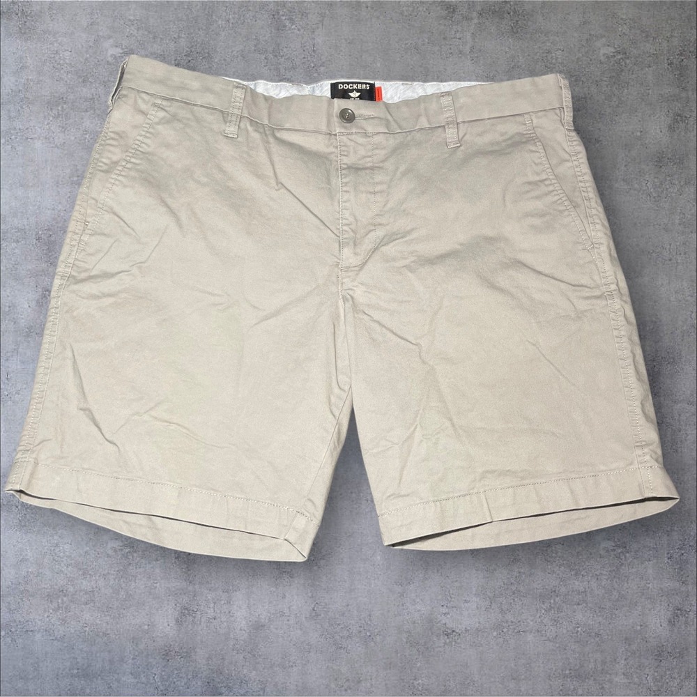 Shorts Dockers Flex Comfort Size 36 Color Light Grey Excellent Condition